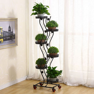 Support mural simple en métal YQ FOREVER pour pot d'orchidée, idéal pour <span class=keywords><strong>balcon</strong></span>, salon, jardin – <span class=keywords><strong>Kit</strong></span> inclus - Product Image 1