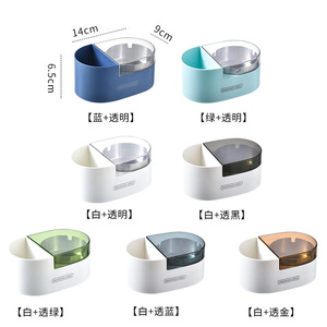 Time Machine Desktop Wall Mounted Ashtray With Lid Metal Round Smoking Area Large Size Household Use - Product Image 4