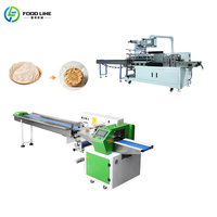 Machine d'emballage horizontale de type coussin avec double pompe externe, idéale pour les produits alimentaires commerciaux