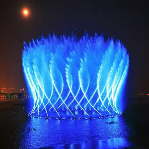 Jets d'eau puissants, spectacle de lumière LED éblouissant, fontaine musicale d'eau de luxe haut de gamme pour extérieur - Product Image 1