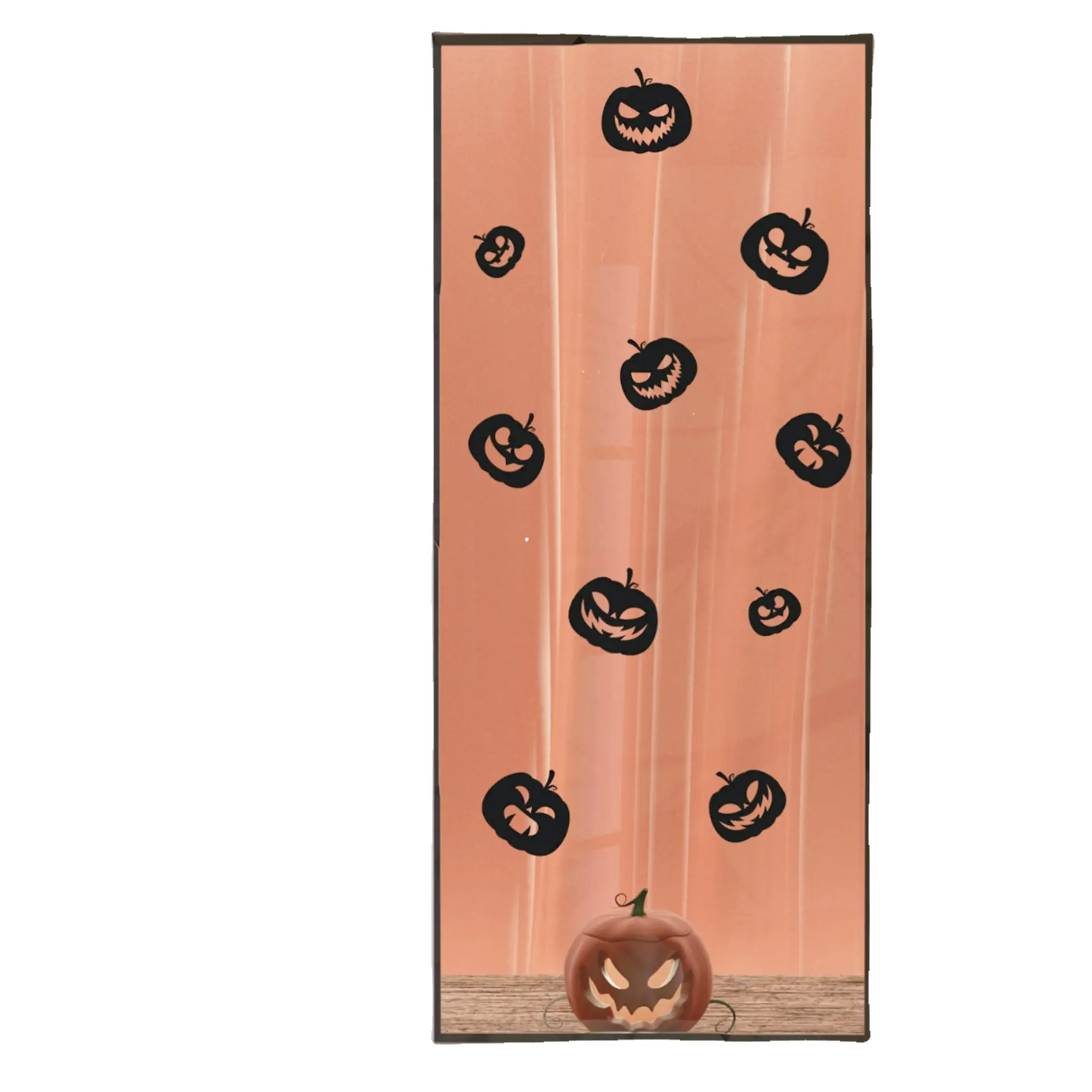 Promotional transparent Halloween pumpkin sticker quality better more than korean stickers
