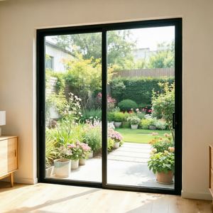 <span class=keywords><strong>Porte</strong></span> <span class=keywords><strong>coulissante</strong></span> <span class=keywords><strong>en</strong></span> aluminium à cadre fin et durable, style moderne minimaliste, <span class=keywords><strong>verre</strong></span> insonorisé, portes de patio pour la décoration de la maison - Product Image 4