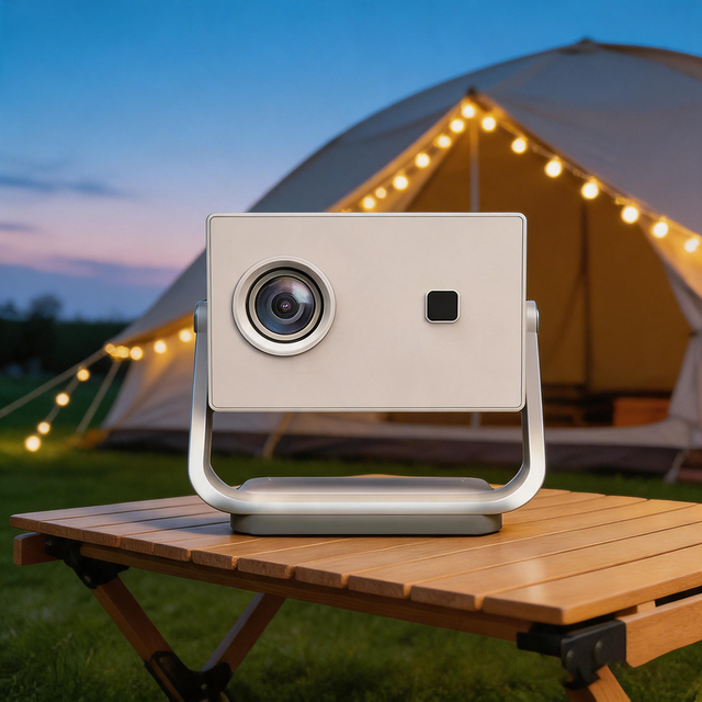 Veacine Y16 Smart LCD Mini Projector 1080P 4K Supported Auto Focus Android 12 WiFi 6 Portable Home Theater Projector for Movie