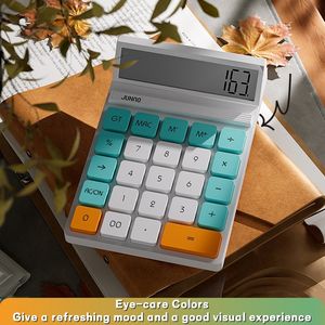 Новый год электронный калькулятор с карандашом обман калькулятор с ручкой Держатель 12 цифр пенал калькулятор - Product Image 3