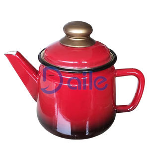Daile 3.0L Chinois Fleur Décalque Émail Café Bouilloire Théière Émail Théière pour La Maison - Product Image 1