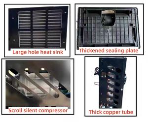 Climatisation 12V sous le tableau de bord, unité de chauffage et de refroidissement avec 4 sorties d'air pour voiture et camion - Product Image 4