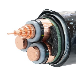 고전압 내화 YJV22 와이어 8.7/15kV <span class=keywords><strong>3</strong></span>*50/70/95 스퀘어 순수 구리 장갑 매설 케이블 전원 - Product Image 1