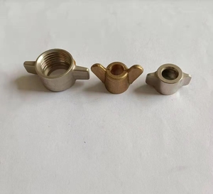 1/8 "1/4" 3/8 "1/<span class=keywords><strong>2</strong></span>" Écrou papillon en laiton série écrou papillon à main - Product Image 3