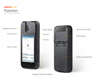 HFSecurity FP520 5'' IP65 Portable Biometric Fingerprint Tablet Android 12 System Smart Mobile Terminal Tablet for Company - Product Image 5