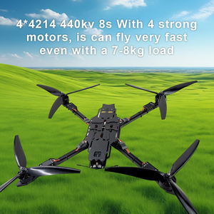 Basit Kullanım 15 İnç İHA Yük Kapasitesi 8KG VTX 3W Drone 4K Kamera Uzun Menzilli FPV Yarış Dronu Uzaktan Kumanda 130km/s - Product Image 2