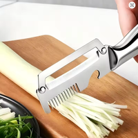 Éplucheur de cuisine en acier inoxydable, éplucheur à bord plat, éplucheur à pommes de terre, couteau trancheur, râpe à pastèque/melon, accessoires de cuisine