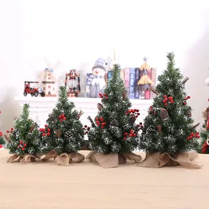 Noel ağacı Arbol De Navidad Mini yılbaşı ağacı Adornos De Navidad Para Casa Choinka Sztuczna noel ağacı