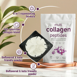 <span class=keywords><strong>Poudre</strong></span> de peptides de <span class=keywords><strong>collagène</strong></span> multi-sources Fairir, de blanc à jaune clair, qualité alimentaire, haute solubilité pour boissons et compléments alimentaires OEM/ODM - Product Image 3