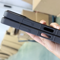 Coque de téléphone antidérapante à rainures, fournie directement par l'usine, pour iPhone 17 16 15 14 13 Pro Max, coque de téléphone vide à rainures antidérapantes pour personnalisation DIY
