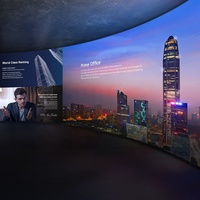 Fondo de estudio fotográfico para interiores, pantalla Digital de 8K, Panel de pantalla LED, pared de vídeo en cascada