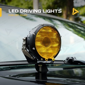 Luz LED Redonda de 5 Pulgadas, Tipo Láser, para Niebla y Conducción, para F-150 Raptor, Toyota Tundra, Chevrolet Silverado, Polaris, Todoterreno <span class=keywords><strong>4X4</strong></span> - Product Image 1