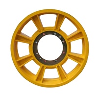 Grande roue de chemin de fer grise ductile de précision Densen personnalisée pour fonderie de Chine