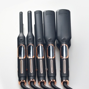 Lisseur de cheveux professionnel à plaques flottantes larges, revêtement céramique 250°C, lisseur de cheveux 500F, lisseur LCD - Product Image 5