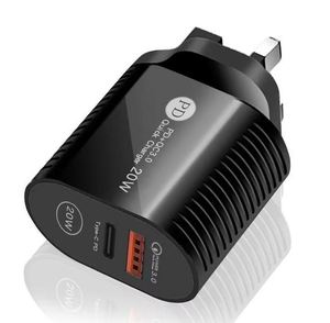 20W PD <b>USB</b>-<b>C</b> Desktop Charger 5V/3A Fast Charging <b>USB</b> Wall <b>Adapter</b> for iPhone 15/14/13 Pro Max and More - Product Image 6