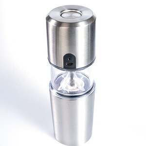 Machine à café portable rechargeable par USB, en acier inoxydable, <span class=keywords><strong>filtre</strong></span> goutte à goutte, machine à café électrique de voyage <span class=keywords><strong>avec</strong></span> <span class=keywords><strong>broyeur</strong></span>, vente en gros - Product Image 5