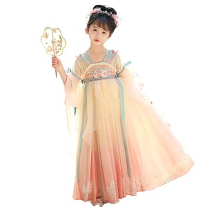 Vestido Tradicional Chinês para Meninas, Traje Tang, Fantasia de Fada para Crianças, Fantasia de Ano Novo - Product Image 4