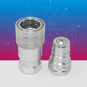 Acoplador Hidráulico Hembra de Desconexión Rápida Blince de 1/2 Pulgada NPT ISO 5675 Plateado, Nuevo - Product Image 1