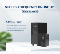 SKE 10KVA 10KW Onduleur en ligne avec batterie interne 192V 50/60Hz à onde sinusoïdale pure monophasé pour applications informatiques et réseau