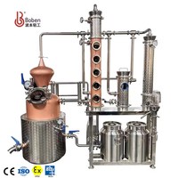 Équipement de distillation d'alcool Boben 100/200L, distillateur d'éthanol, tour de récupération, tour de distillation d'alcool