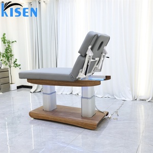 Kisen High-<b>end</b> Beauty <b>Bed</b> Luxury Massage Table Lash <b>Bed</b> Electric Adjustable Chair Customized Thicken Mattress Salon Furniture - Product Image 5