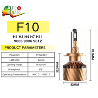 Nuevas Luces LED de Alta Intensidad para Faros Delanteros de Automóvil H1 H4 H7 H11 9005 110W 6500K 12/24V, Bombillas de Repuesto Universales