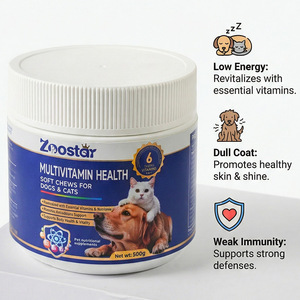 Golosinas Masticables Multivitamínicas 15 en 1 para Perros y Gatos de Marca Propia, Apoyo para las Articulaciones, la Piel y el Pelaje, Digestión, Inmunidad, Salud Intestinal - Product Image 6
