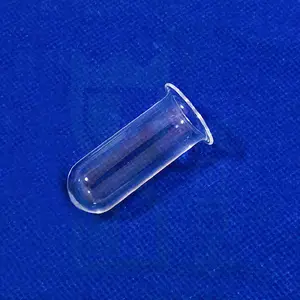 Tubo di vetro resistente al calore ad alta purezza Clear End Open Quartz Glass Pipe Test Tube reattore a tubo di quarzo