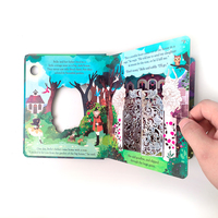 Libros educativos para bebés con solapa, 3D cuentos de hadas, libros de cuentos emergentes para niños, libros de tablero en inglés para niños, impresión