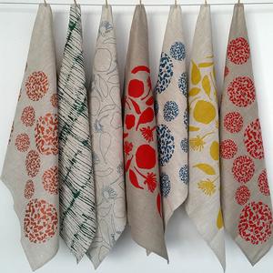 Serviette de table en coton biologique, serviette avec impression de GOTS indiens, en coton certifié - Product Image 1