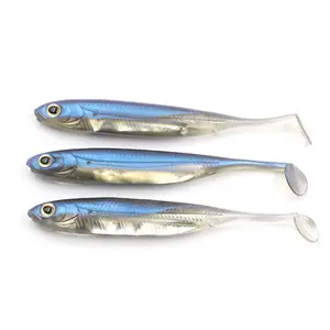 Bait Fishing Fishing Lure 3D Eyes Shad Lure Soft Bait Eco-Friendly Material Freshwater Saltwater Fish Lure