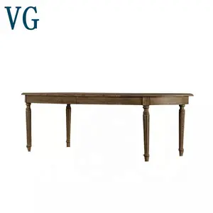 Mesa de jantar personalizada, mais nova mesa de jantar concisa, qualidade superior, mesa de jantar oval de madeira