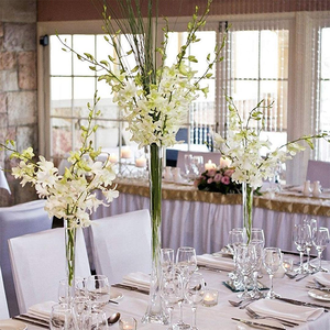 Vaso Alto in Vetro a Forma di <span class=keywords><strong>Torre</strong></span> <span class=keywords><strong>Eiffel</strong></span> Aeofa, Bianco, Nero o Trasparente, per Decorazioni Floreali - Product Image 3