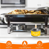 Brûleur de réchaud à mèche liquide haute performance avec logo personnalisé pour buffet, réchaud de table et camping