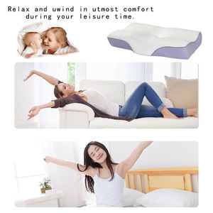 Oreiller cervical chauffant électrique en mousse à mémoire de forme, soutien ergonomique du cou pour soulager la douleur <span class=keywords><strong>et</strong></span> améliorer le sommeil - Product Image 4