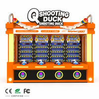 Machine de jeu d'arcade de tir aux canards pour 4 joueurs, simulateur de tir interactif à monnayeur pour enfants, pour parcs d'attractions