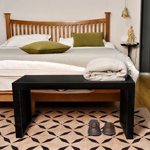 AJUNION 35 pouces bambou <span class=keywords><strong>bois</strong></span> <span class=keywords><strong>salle</strong></span> à manger <span class=keywords><strong>banc</strong></span> cuisine Table <span class=keywords><strong>banc</strong></span> entrée étagère à chaussures <span class=keywords><strong>banc</strong></span> pour salon couloir chambre <span class=keywords><strong>salle</strong></span> <span class=keywords><strong>de</strong></span> <span class=keywords><strong>bain</strong></span> - Product Image 3