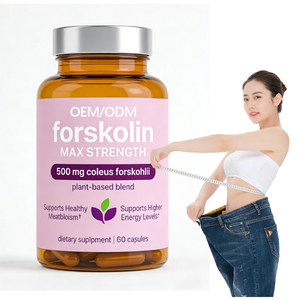 Capsule de Forskolin à Marque Blanche Force Maximale Extrait de Forskohlii pour le Métabolisme, les Objectifs de Poids, le Contrôle de l'Appétit et le Soutien de la Sérotonine - Product Image 1