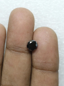 1.45 ct. สำหรับได้รับการรับรองสีดำธรรมชาติที่ยอดเยี่ยมตัดเพชรเดี่ยวสีเพิ่มเครื่องประดับเพชรหายาก - Product Image 3