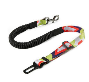 Sabuk pengaman mobil hewan peliharaan ramah lingkungan nilon yang dapat diatur sesuai dengan tali anjing pola bunga kerah kualitas untuk keamanan dan kenyamanan - Product Image 4