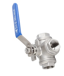 บอลวาล์วหน้าแปลน 3 ทาง แบบ L Port รุ่น Heavy Duty SS304 ANSI 150 - Product Image 1