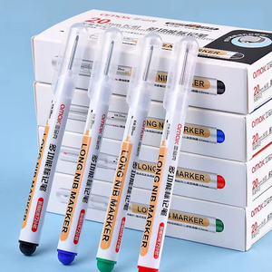 Rotulador permanente de agujero profundo Industrial, taladro profundo de Punta larga, bolígrafo de carpintero <span class=keywords><strong>para</strong></span> carpintería, bolígrafos rotuladores permanentes de Punta larga de 20mm - Product Image 3