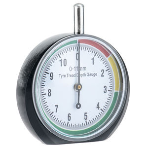 काले रंग का कोडेड रंग कोड आसानी से पढ़ने मोटरसाइकिल कार ट्रक बस व्हील डायल प्रकार टायर ट्रेड गहराई गेज - Product Image 3