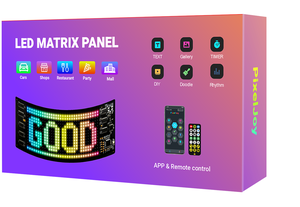 <b>LED</b> Matrix Programmable <b>Sign</b> Bar Cafe Wireless App Control DIY Digital Poster Full Color <b>LED</b> Screen OEM Indoor Open - Product Image 3