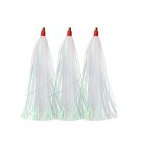 Queues de silicone ondulées, queues de calamar, jupes de calamar, matériel de montage de mouches pour mouches streamer, spinnerbait, buzzbait et leurres
