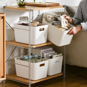 Storage <b>Baskets</b> Rectangle With Handle For Bathroom Kitchen Desktop Organizers Small Storage Boxes - Product Image 2
